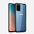 Samsung Galaxy S20 Plus 5G用ハイブリットバンパーケース クリア透明 プラスチック 鏡面 カバー H02 サムスン ブラック