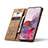 Samsung Galaxy S20 Plus 5G用手帳型 レザーケース スタンド カバー C01S サムスン 