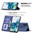 Samsung Galaxy S20 Plus 5G用手帳型 レザーケース スタンド カバー B01F サムスン 