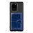 Samsung Galaxy S20 Ultra 5G用極薄ソフトケース シリコンケース 耐衝撃 全面保護 マグネット式 バンパー S14D サムスン ネイビー