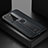 Samsung Galaxy S20 Ultra 5G用シリコンケース ソフトタッチラバー レザー柄 アンドマグネット式 FL1 サムスン ブラック