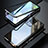 Samsung Galaxy S20 Ultra 5G用ケース 高級感 手触り良い アルミメタル 製の金属製 360度 フルカバーバンパー 鏡面 カバー T01 サムスン ブラック