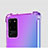 Samsung Galaxy S20 Ultra 5G用極薄ソフトケース グラデーション 勾配色 クリア透明 G01 サムスン 