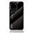 Samsung Galaxy S20 Ultra用ハイブリットバンパーケース プラスチック 鏡面 虹 グラデーション 勾配色 カバー LS1 サムスン ブラック