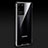 Samsung Galaxy S20 Ultra用ハードカバー クリスタル クリア透明 S01 サムスン ブラック