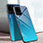 Samsung Galaxy S20 Ultra用ハイブリットバンパーケース プラスチック 鏡面 カバー T01 サムスン ネイビー