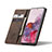 Samsung Galaxy S20 Ultra用手帳型 レザーケース スタンド カバー C01S サムスン 