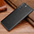 Samsung Galaxy S21 5G用ケース 高級感 手触り良いレザー柄 サムスン ブラック