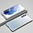 Samsung Galaxy S21 5G用ケース 高級感 手触り良い アルミメタル 製の金属製 バンパー カバー サムスン シルバー
