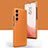 Samsung Galaxy S21 5G用ケース 高級感 手触り良いレザー柄 C04 サムスン オレンジ