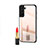 Samsung Galaxy S21 5G用ハイブリットバンパーケース プラスチック 鏡面 カバー M01 サムスン ローズゴールド