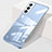 Samsung Galaxy S21 5G用ハードカバー クリスタル クリア透明 H01 サムスン ネイビー