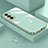 Samsung Galaxy S21 5G用極薄ソフトケース シリコンケース 耐衝撃 全面保護 M01 サムスン グリーン