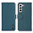 Samsung Galaxy S21 5G用手帳型 レザーケース スタンド カバー B01H サムスン グリーン