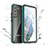 Samsung Galaxy S21 5G用完全防水ケース ハイブリットバンパーカバー 高級感 手触り良い 360度 サムスン グリーン