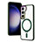 Samsung Galaxy S21 5G用極薄ソフトケース シリコンケース 耐衝撃 全面保護 クリア透明 カバー Mag-Safe 磁気 Magnetic SD1 サムスン グリーン