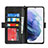 Samsung Galaxy S21 5G用手帳型 レザーケース スタンド カバー T04D サムスン 