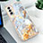 Samsung Galaxy S21 5G用シリコンケース ソフトタッチラバー バタフライ パターン カバー S03 サムスン 
