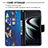 Samsung Galaxy S21 5G用手帳型 レザーケース スタンド パターン カバー B09F サムスン 
