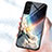 Samsung Galaxy S21 5G用ハイブリットバンパーケース プラスチック 星空 鏡面 カバー サムスン 