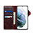 Samsung Galaxy S21 5G用手帳型 レザーケース スタンド カバー M01T サムスン 