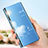 Samsung Galaxy S21 5G用手帳型 レザーケース スタンド 鏡面 カバー H02 サムスン 