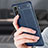Samsung Galaxy S21 5G用シリコンケース ソフトタッチラバー レザー柄 カバー Q01 サムスン 
