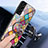 Samsung Galaxy S21 5G用ハイブリットバンパーケース プラスチック パターン 鏡面 カバー A01 サムスン 
