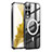 Samsung Galaxy S21 FE 5G用極薄ソフトケース シリコンケース 耐衝撃 全面保護 クリア透明 カバー Mag-Safe 磁気 Magnetic M02 サムスン ブラック