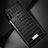 Samsung Galaxy S21 Plus 5G用ケース 高級感 手触り良いレザー柄 S08 サムスン ブラック