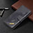 Samsung Galaxy S21 Plus 5G用手帳型 レザーケース スタンド カバー B08F サムスン ブラック