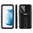 Samsung Galaxy S21 Plus 5G用ハイブリットバンパーケース スタンド プラスチック 兼シリコーン カバー サムスン ブラック