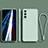 Samsung Galaxy S21 Plus 5G用360度 フルカバー極薄ソフトケース シリコンケース 耐衝撃 全面保護 バンパー R01 サムスン ライトグリーン