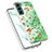 Samsung Galaxy S21 Plus 5G用シリコンケース ソフトタッチラバー バタフライ パターン カバー Y07B サムスン 
