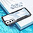 Samsung Galaxy S21 Plus 5G用360度 フルカバーハイブリットバンパーケース クリア透明 プラスチック 鏡面 サムスン 