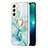Samsung Galaxy S21 Plus 5G用シリコンケース ソフトタッチラバー バタフライ パターン カバー Y16B サムスン 