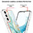 Samsung Galaxy S21 Plus 5G用シリコンケース ソフトタッチラバー バタフライ パターン カバー サムスン 