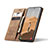 Samsung Galaxy S21 Plus 5G用手帳型 レザーケース スタンド カバー C03S サムスン 