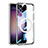 Samsung Galaxy S21 Plus 5G用ハイブリットバンパーケース プラスチック アンド指輪 マグネット式 S09 サムスン 