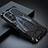 Samsung Galaxy S21 Ultra 5G用360度 フルカバー ケース 高級感 手触り良い アルミメタル 製の金属製 M02 サムスン ブラック