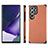 Samsung Galaxy S21 Ultra 5G用極薄ソフトケース シリコンケース 耐衝撃 全面保護 マグネット式 バンパー S03D サムスン オレンジ