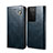 Samsung Galaxy S21 Ultra 5G用手帳型 レザーケース スタンド カバー B01S サムスン ネイビー