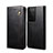 Samsung Galaxy S21 Ultra 5G用手帳型 レザーケース スタンド カバー B01S サムスン ブラック