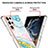 Samsung Galaxy S21 Ultra 5G用シリコンケース ソフトタッチラバー バタフライ パターン カバー Y11B サムスン 