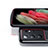 Samsung Galaxy S21 Ultra 5G用360度 フルカバーハイブリットバンパーケース クリア透明 プラスチック 鏡面 サムスン 