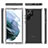 Samsung Galaxy S21 Ultra 5G用前面と背面 360度 フルカバー 極薄ソフトケース シリコンケース 耐衝撃 全面保護 バンパー 勾配色 透明 M01 サムスン 