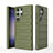 Samsung Galaxy S22 Ultra 5G用シリコンケース ソフトタッチラバー ライン カバー KC1 サムスン グリーン