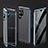 Samsung Galaxy S22 Ultra 5G用ケース 高級感 手触り良い アルミメタル 製の金属製 360度 フルカバーバンパー 鏡面 カバー LK1 サムスン 