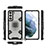 Samsung Galaxy S23 5G用ハイブリットバンパーケース プラスチック アンド指輪 マグネット式 S07 サムスン グレー