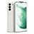 Samsung Galaxy S23 5G用360度 フルカバー極薄ソフトケース シリコンケース 耐衝撃 全面保護 バンパー S08 サムスン ホワイト